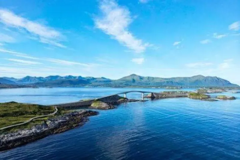 Coastal road in Norway